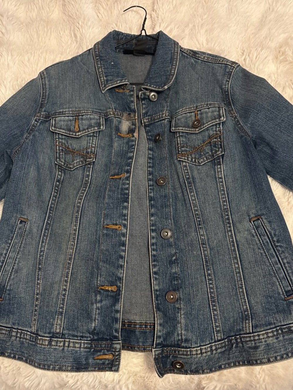 Style & Co. Blue Denim Jean Jacket